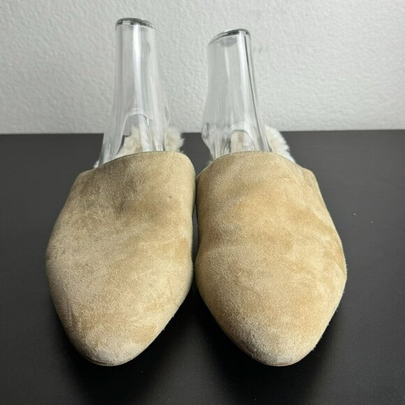 Madewell The Suede Kasey pointed Mule slide shearling lined womens 8 slip-on - Picture 10 of 10